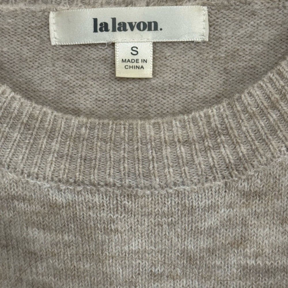 Beige Joan Knit Sweater Top - Picture 3 of 4